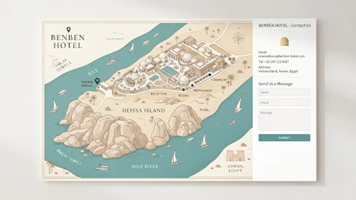 Map showing Heissa Island, Aswan