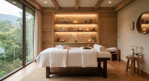 Spa treatment room