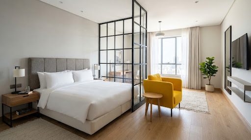 Guest bedroom interior