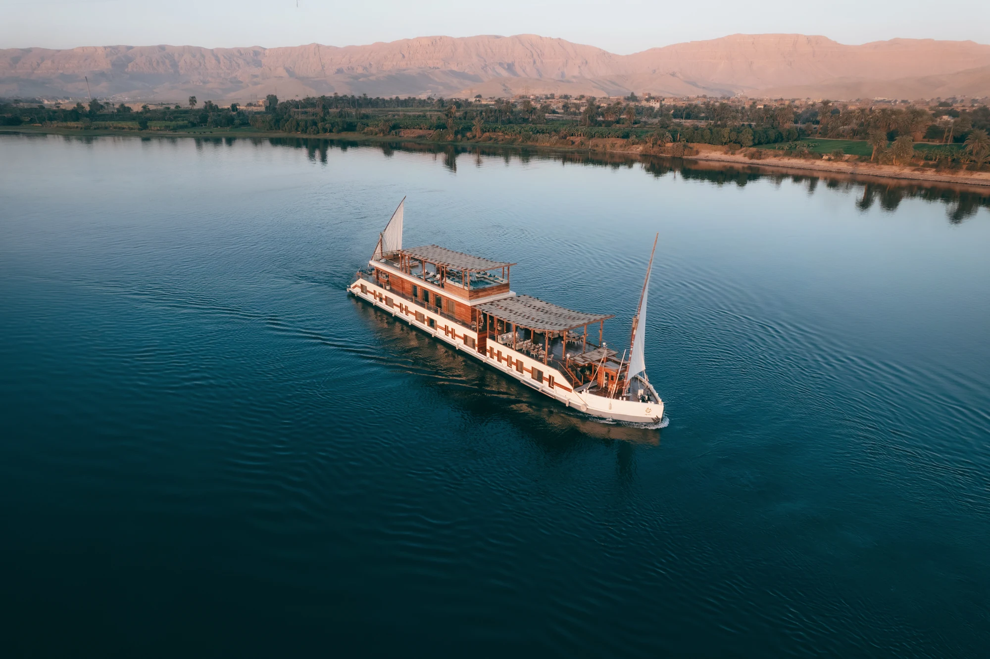 Aerial on the Nile